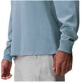 thumbnail image 4 of CYiJun Cotton Long Sleeve Shirts for Men Moisture Wicking Long Sleeve T Shirt Crew Neck Comfort Casual Basic Tee,Light Blue 2XL, 4 of 8