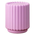 thumbnail image 1 of Cubo de basura de escritorio con tapa a presión Cubo de basura de mesa Material PP versátil para Púrpura, 1 of 9