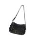 thumbnail image 4 of Bolso bandolera de mezclilla para mujer, bolso de hombro multifuncional y moderno para uso diario. Negro, 4 of 9