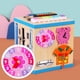 thumbnail image 4 of 2 piezas de rompecabezas de material de tablero sensorial para preescolar, guardería, piezas de juguete Reloj Amarillo Reloj Rosa, 4 of 9