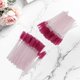 thumbnail image 4 of Ofertas Únicas 100 Pcs Cepillo de Pestañas Portátil para Vacaciones Rosa Rojo Rosa Brillante Cristal Falso Nylon, 4 of 5