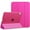 Bright Pink, variant on MoKo Case for iPad (A16) 11th Generation 11 Inch 2025, iPad 10th Generation 10.9 inch 2022, Slim Stand Protective Cover with Hard Translucent Shell Cover, Support Touch ID,Black