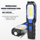 thumbnail image 3 of Luz De Trabajo Led Cob, Lámpara De Inspección Ajustable, Linterna De Mano Magnética, Linterna De Camping Recargable Por Usb Con Imán De Gancho Speravity HA021733-00, 3 of 6