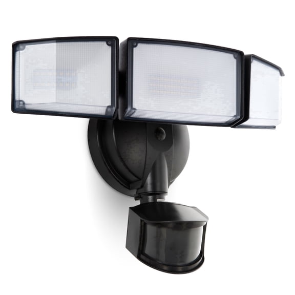 UME Flood Lights Outdoor Motion Sensor, 4500LM Waterproof LED Security Lights, Dusk to Dawn, Black