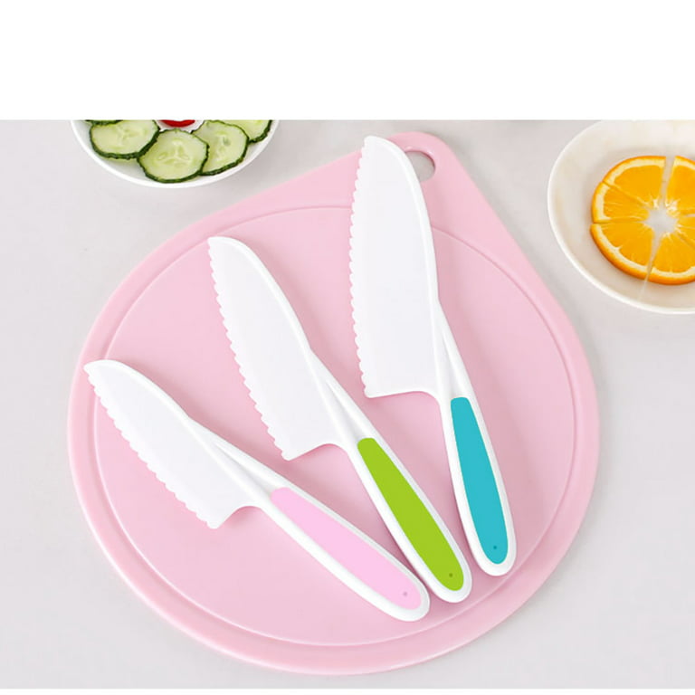 HAUSHOF 5PIECES Kitchen Knife Set Pink Knife Sets Block Premium Steel Knives  Set