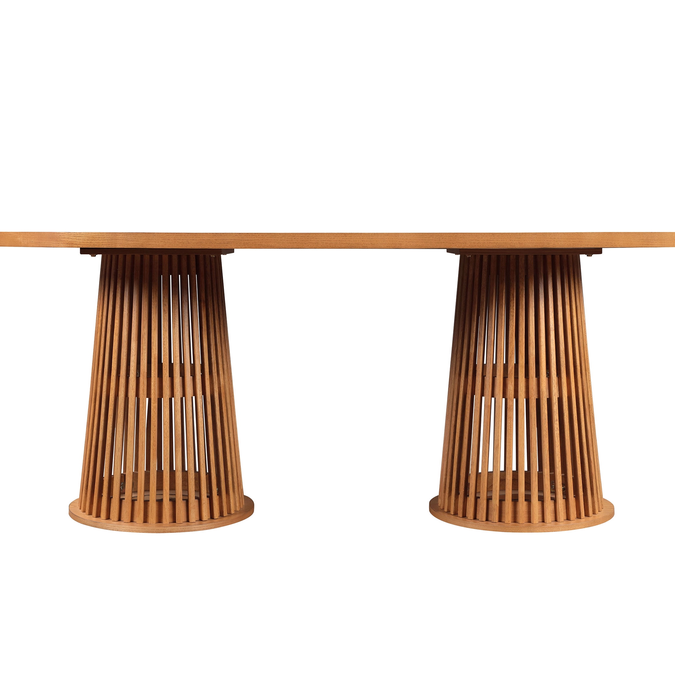 Beautiful by Drew Oval Dining Table, Warm Honey