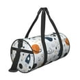 thumbnail image 3 of KLL Cartoon Planets Duffle Bag For Men Women Sport Gym Fitness Tote Travel Training Workout Basketball Football Weekender, 3 of 8
