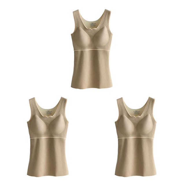 Sonducket Ropa interior térmica para niña, camiseta de alta elasticidad para mantener el calor, chaleco adelgazante informal, accesorio de ropa Type1 NO1