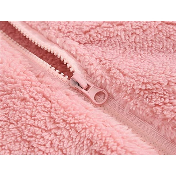 Fluffy zip up winter shop teddy coat