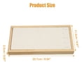 thumbnail image 2 of Unique Bargains Bamboo Wood Bracelet Tray Stackable Storage Jewelry Tray Showcase Display Organizer for Bracelets Beige, 2 of 8