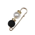 thumbnail image 2 of Broche de perlas de imitación con diamantes de imitación, alfiler de Metal, joyería, adorno para ropa, hebilla, abrigo, bolso, vestido, Ropa, zapatos y accesorios Miscelánea Negro oscuro Minnieouse AP018538-05, 2 of 6