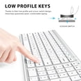 thumbnail image 3 of Teclado Bluetooth iClever BK10 recargable con teclado numérico, 3 of 7