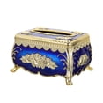 thumbnail image 3 of Retro Tissue Box Holder Delicate Tissue Box Luxury Napkin Box Desktop Decoration, 3 of 8