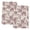 Pink, Mauve, Cream, variant on Black Rose Kitchen Towels Set of 4, Farmhouse Vintage Botanical Floral Burlap Absorbent Dish Towels for Kitchen, Microfiber Hand Towel, Quick Drying Tea Towel for Cleaning Decorative Dishcloths