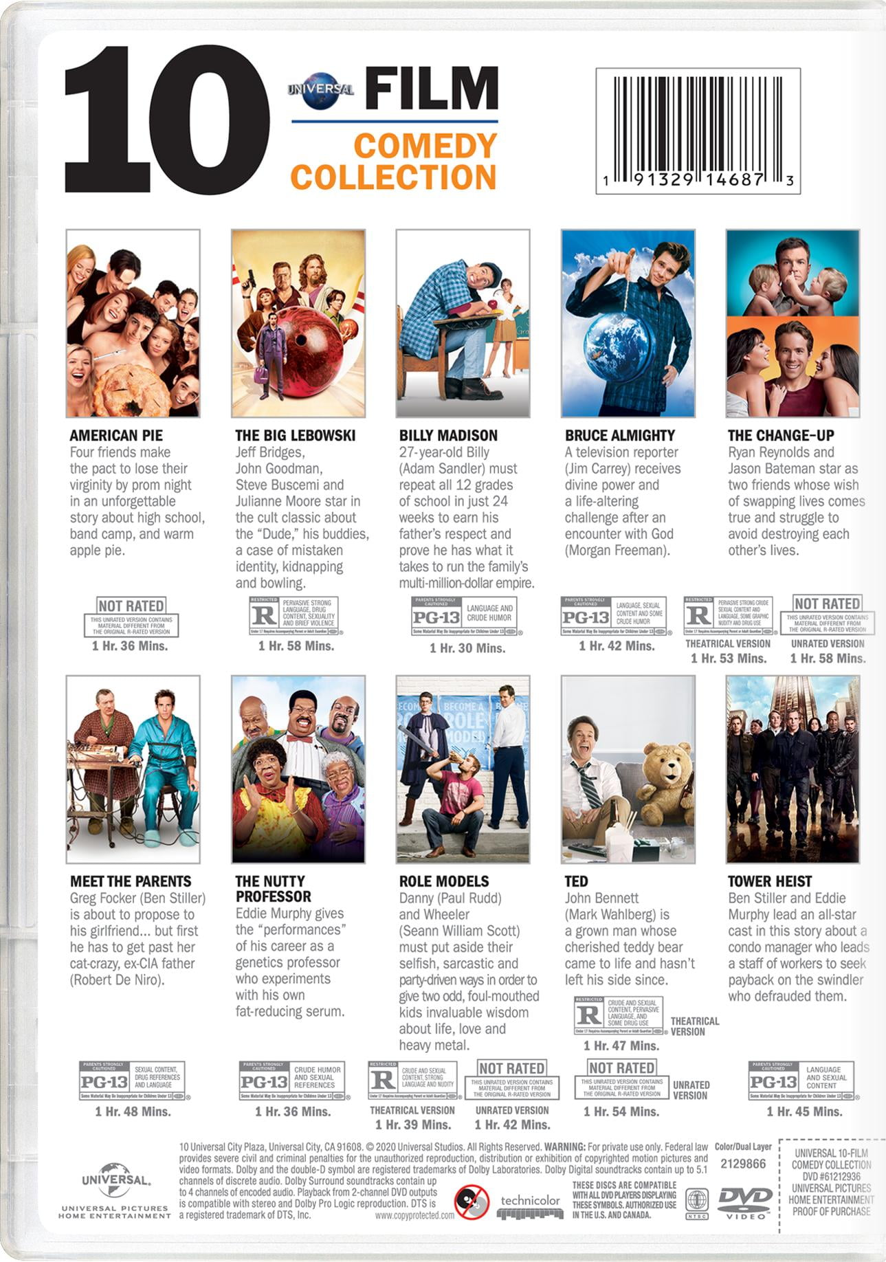 Universal 10-Film Comedy Collection (DVD) - Walmart.com