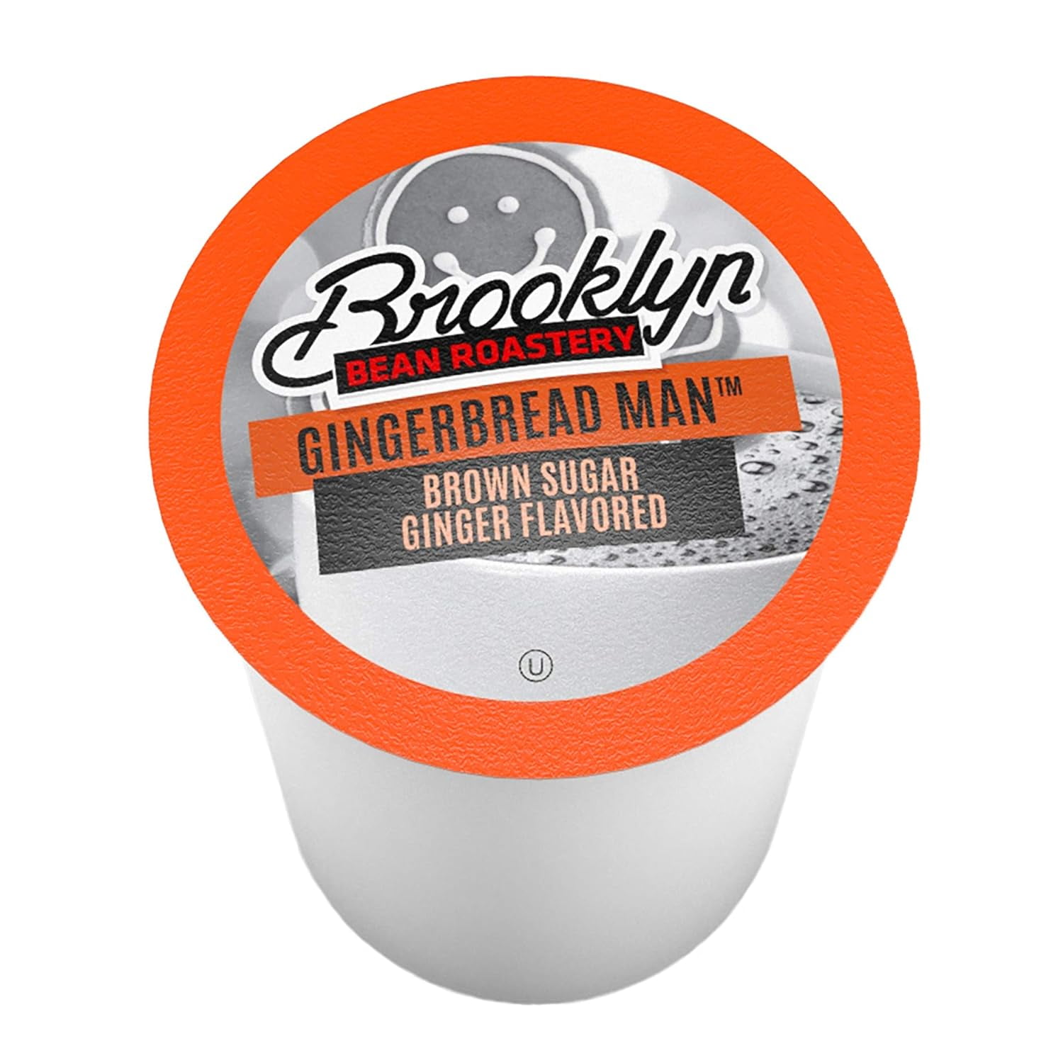 Brooklyn Bean Roastery Gingerbread Man Coffee Pods for Single-Serve Coffee Brewers, 40-Pack