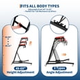 thumbnail image 4 of BeesClover Professional Adjustable High Top Mechanic Creeper, Engine Automotive Creeper for Trucks & Heavy Duty Repair, with Tool Pouch & Locking Casters, Height Range 49.2" to 68.9", 4 of 8