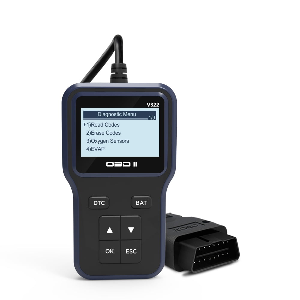 OBD2 Scanner Car Code Reader, Engine Fault Code Reader, Read Codes Clear  Codes, View Freeze Frame Data, I/M Readiness Check CAN Diagnostic Scan Tool,  Test Vehicle Performance 