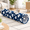 Blue Paw-Straight, variant on Straight Cat Tunnel For Indoor Cats 47"x12" Purple Flower