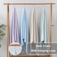 thumbnail image 4 of Jessy Home 6 Piece Towel Set Blue Soft Bath Towel Set for Bathroom-2 Bath Towels, 2 Hand Towels, 2 Washcloths Highly Absorbent Bath Sheet for Hotel & Spa, 4 of 7
