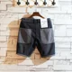 thumbnail image 5 of Pantalones cortos de mezclilla para hombre con parches y bolsillos, pantalones vaqueros cortos para hombre, pantalones cortos populares Xl, tendencia Harajuku 2024, botones de venta, moda Y2k, 5 of 5