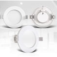 thumbnail image 4 of Un conjunto de 3 focos especiales para baño, regulables, resistentes al agua y a salpicaduras, módulo LED ultrafino de 6 W, downlight LED blanco cálido, orificio redondo ultrafino oso de fresa Electrónica, 4 of 5