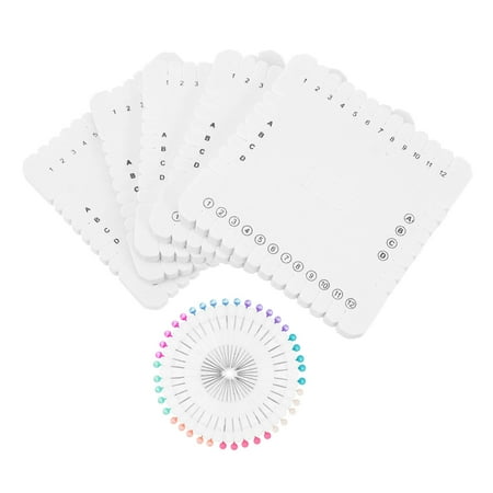 

1 Set 10cm Square Kumihimo Plate Bracelet Weave Plate with Positioning Pin
