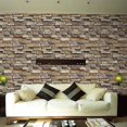 thumbnail image 3 of 3d Wall Panels Self-adhesive Stone Look Wallpaper, Waterproof Brick Wall Decals Pvc Compact Diy Brick Wall Stickers (hy), 3 of 3