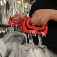 thumbnail image 1 of Soporte para asa de bolsa de supermercado - Bolsas de compras multiusos para llevar Tanques de propano Cubos de 5 galones Pintura roja 1 pieza, 1 of 4