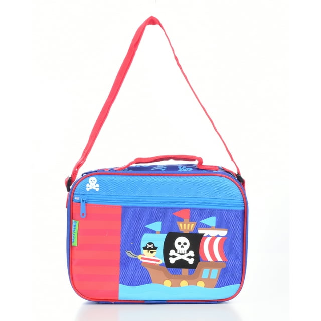 Stephen Joseph Classic Lunch Box with Crossbody Strap, Pirate Blue, One Size