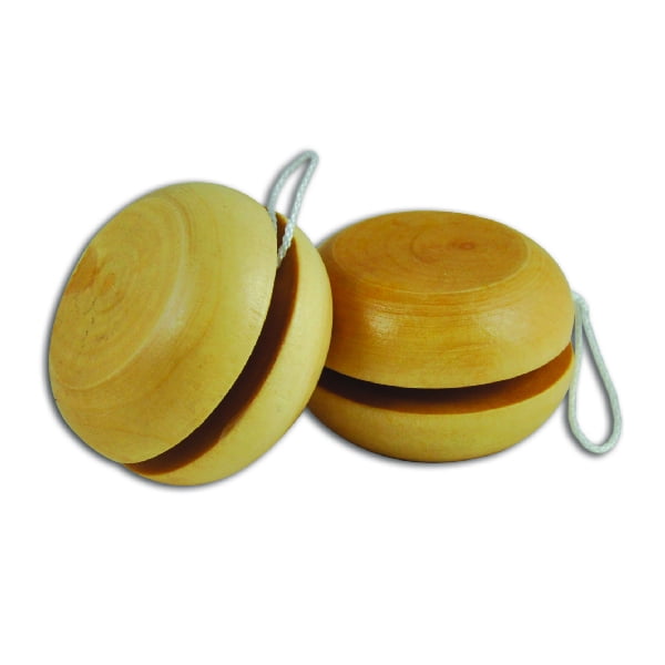 12 Pack of Wooden YoYos