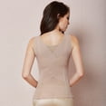 thumbnail image 3 of Corsé de encaje moldeador para el cuerpo, ropa interior posparto que sujeta el pecho y el abdomen, corsé fino de talla grande para mujer con hebilla de seis botones, 3 of 5