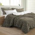 thumbnail image 3 of Delara Organic Cotton Duvet Sets 300 Thread Count, 3 Piece Duvet Cover with 2 Shams, King, 3 of 7
