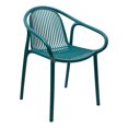 thumbnail image 1 of JAUZ IMPROVEMENT 2pz Silla Minimalista Color Aqua Moderna Tipo Lagoon (A2175), 1 of 5
