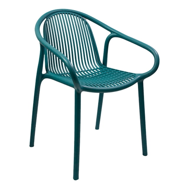 JAUZ IMPROVEMENT 2pz Silla Minimalista Color Aqua Moderna Tipo Lagoon (A2175)