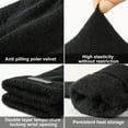 thumbnail image 3 of Winter Gloves For Men Women, Cold Weather Warm Touchscreen Glove - Elastic Cuff - Knit Stretchy - black, 3 of 5