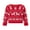 Red Kid, variant on Christmas Family Sweaters Matching Sets Tree Reindeer Pattern Long Sleeve Round Neck Pullover Tops for Parent-Child Christmas Knitwear Jumper Outfits