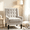 Beige03, variant on Gewnee Beige Velvet Tufted Wingback Accent Armchair Solid Rubberwood Legs for Living Room & Balcony