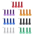 thumbnail image 4 of Baohd 4 Pieces Mountain Water Bottle Cage Bolts Portable Professional Universal Solid Color Stylish Replacement Screws Red, 4 of 8