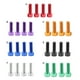 thumbnail image 2 of Eigraketly Pernos de jaula para botella de agua de bicicleta de aleación de 4 piezas, tornillos de soporte de repuesto extraíbles con estilo de Color Ciclismo Violeta Eigraketly OD023359-02, 2 of 6