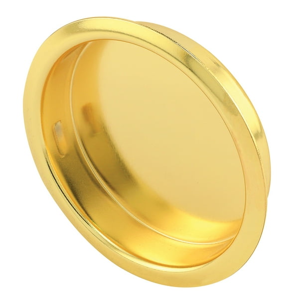 Sliding Closet Door Pull Handle 1 3 4 In Stamped Steel Brass Plated Snap Design 2 Pack Com Sliding Closet Door Pull Handle 1 3 4, Round Closet Door Pulls