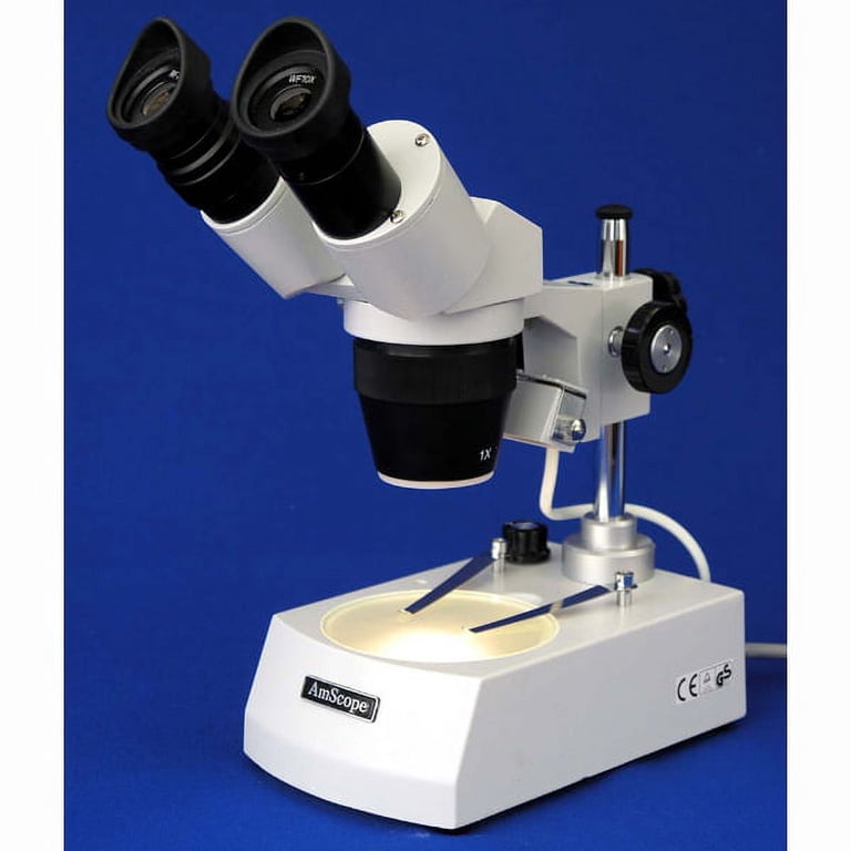 AmScope Super Binocular Stereo Microscope 20X-30X-40X-60X