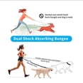 thumbnail image 4 of Hands-Free Dog Leash With Pouch Reflective Dogs Traction Rope Waist Bags, 4 of 8