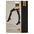 thumbnail image 2 of Opaque Black Thigh Highs in OS, 2 of 2