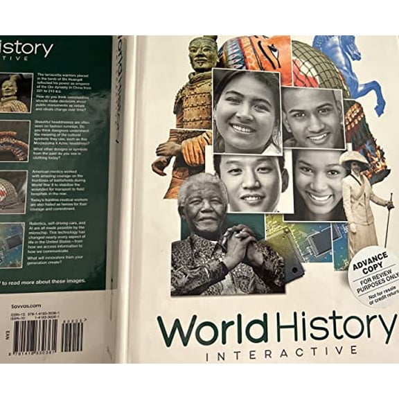 Pre-Owned High School World History Survey Student Edition Grade 9/12, 9781418330361, 1418330361, Hardcover,