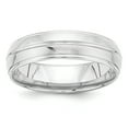thumbnail image 1 of 14K White Gold Light Comfort Fit Fancy Band, 1 of 2