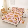 thumbnail image 2 of Erosebridal Capybara Full Size Sheets For Cartoon Rodent Animals,Sweet Dessert Ice Cream Bed Sheets For Kids Girls 4 Pieces, 2 of 6