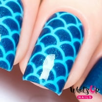 Whats Up Nails - Scales Vinyl Stencils Nail Art Design