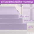 thumbnail image 6 of 2 inch Memory Foam Mattress Topper, Premium Cooling, CertiPUR-US Certified, Pressure Relief & Breathable Comfort Bed Topper, Twin Size, 6 of 7