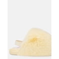 thumbnail image 5 of Wonder Nation Toddler, Little & Big Girls Faux Fur Puff Slippers, 5 of 6